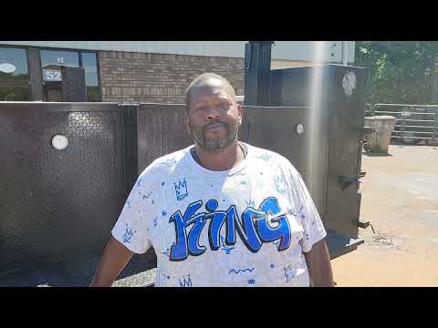 Atlanta Rib Master Bbq Pitmaster talks catering business custom Bbq Smoker Trailer for sale rentals